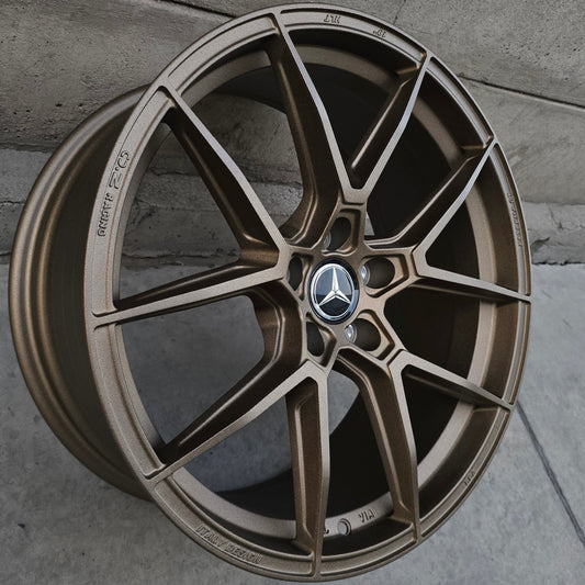 SET DE 4 LLANTAS MERCEDES *. Aro 19 - 5x112 . Color Bronce. (FF56)