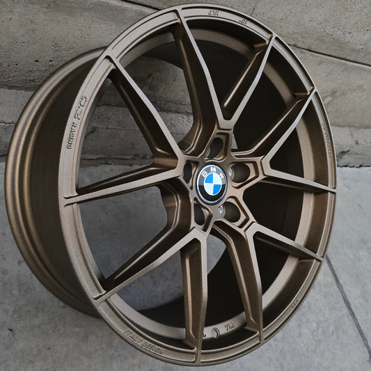 SET DE 4 LLANTAS BMW *. Aro 19 - 5x112 . Color Bronce. (FF56)