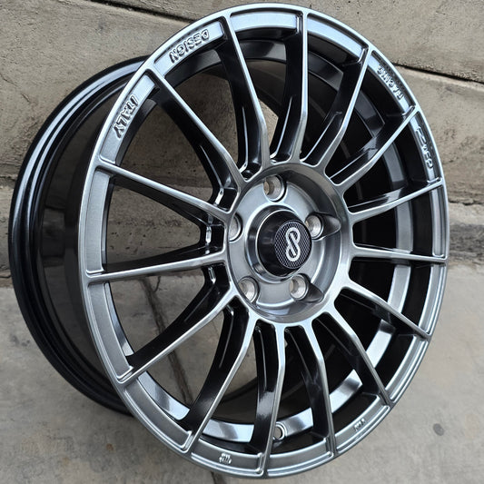 SET DE 4 LLANTAS ENKEI. Aro 16 - 5x114. Color Grafito Metalizado. (ZR007)