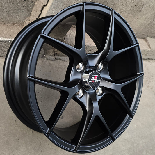 SET DE 4 LLANTAS BBS FIR. Aro 14 - 4x100. Color Negro (14X315A). (1293)