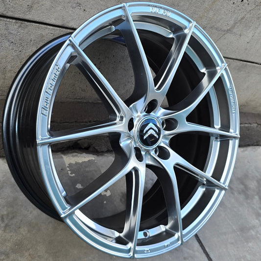 SET DE 4 LLANTAS CITROEN *. COLOR Grafito Metalizado. Aro 18- 5x108 (VLF-P01)