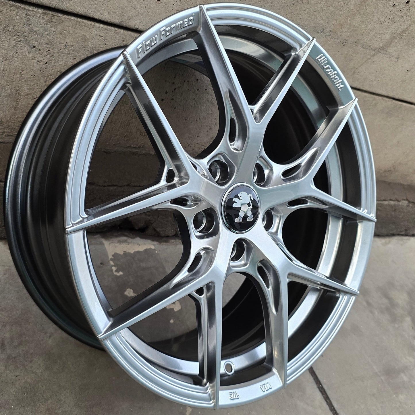 SET DE 4 LLANTAS PEUGEOT *. COLOR Grafito Metalizado. Aro 17- 5x108 (VLF20)
