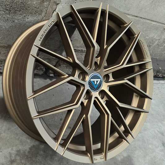 SET DE 4 LLANTAS Color Bronce.* Aro 19 - 5x108. (VLF06)