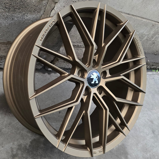 SET DE 4 LLANTAS PEUGEOT Color Bronce.* Aro 19 - 5x108. (VLF06)