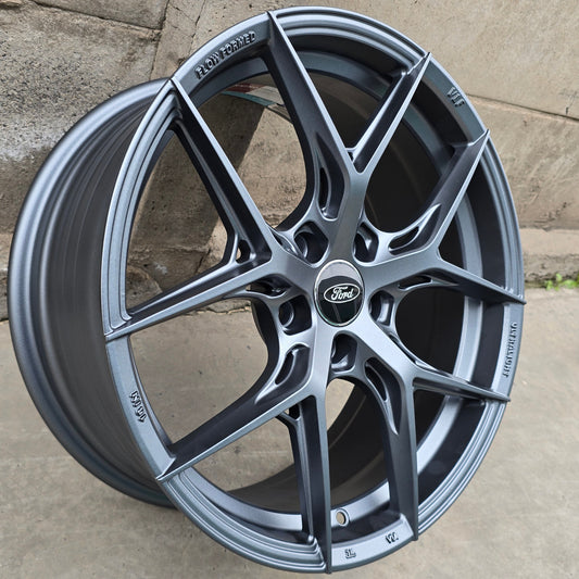 SET DE 4 LLANTAS FORD *. Aro 18- 5x108. COLOR Grafito. (VLF20)
