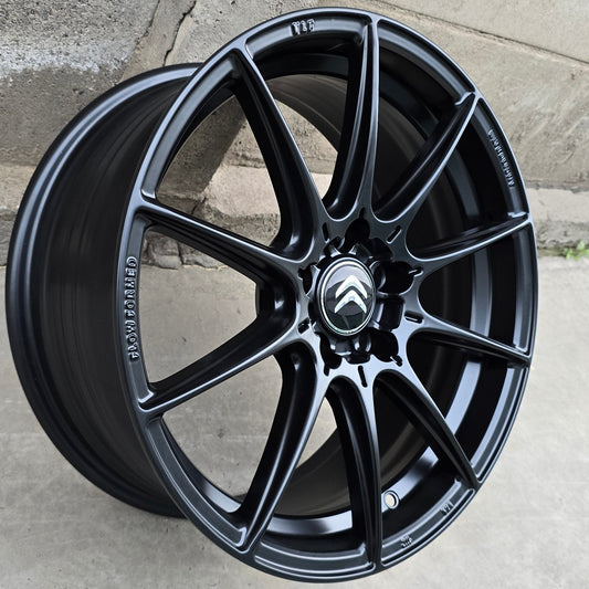 SET DE 4 LLANTAS CITROEN * . Color Negro. Aro 17- 5x108 (VLF02)