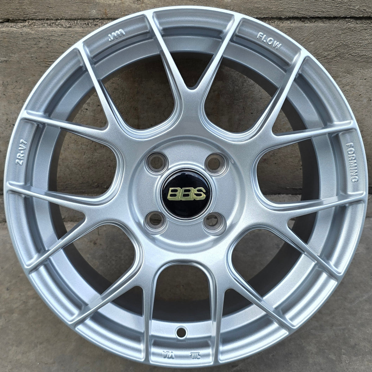 SET DE 4 LLANTAS BBS REV7 * COLOR Plateado. Aro 15- 4x100 (DX221)