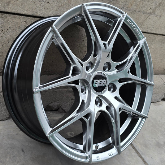 SET DE 4 LLANTAS BBS *. Aro 16 - 5x114. Color Grafito Metalizado. (161022HB)