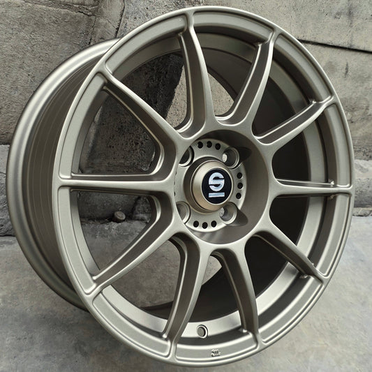 SET DE 4 LLANTAS SPARCO. Aro 15-4x100. Color Bronce. (1381)