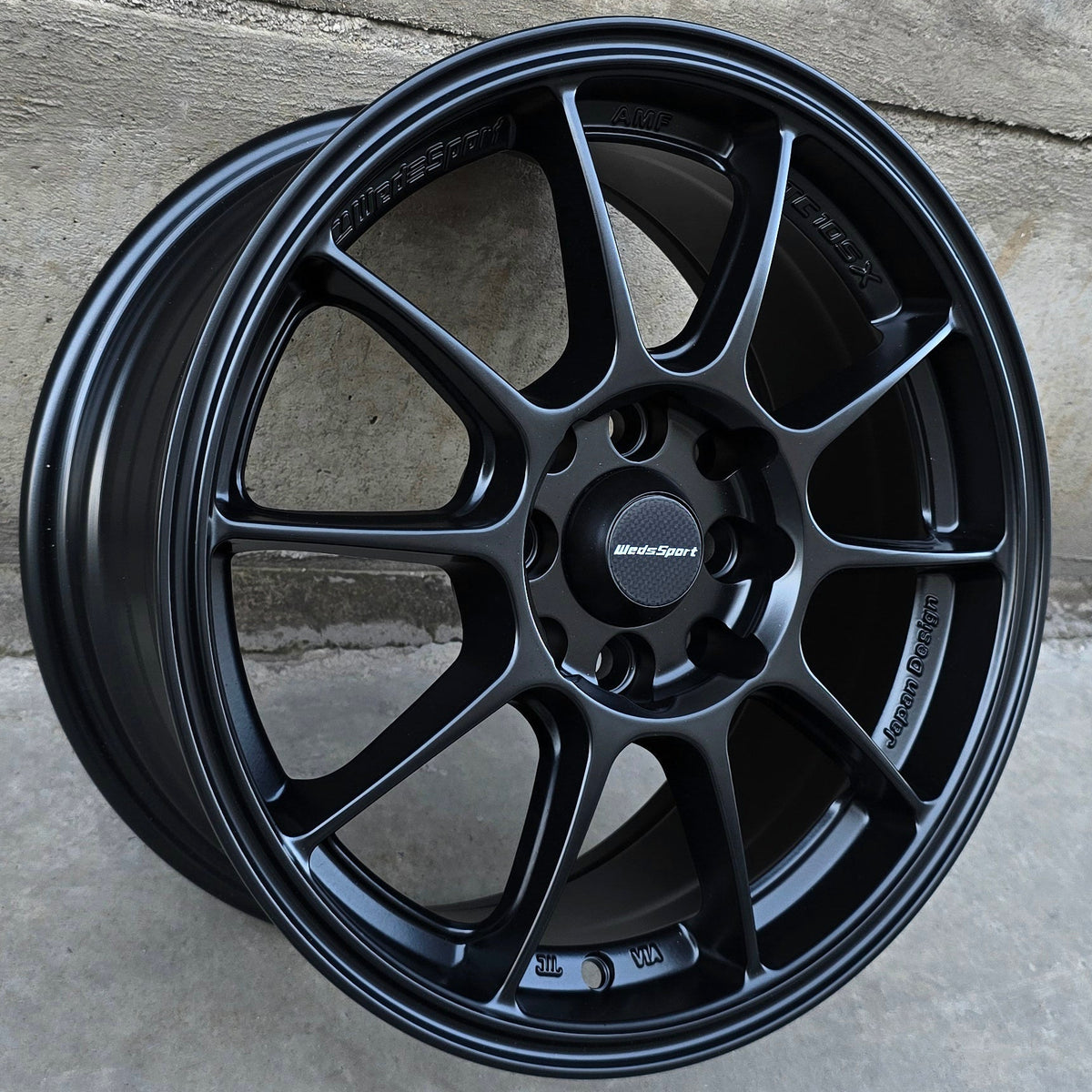 SET DE 4 LLANTAS WEDSPORT. Aro 15 - 4x100, 4x114. Doble Apernadura. Color Negro Mate. (FF2)