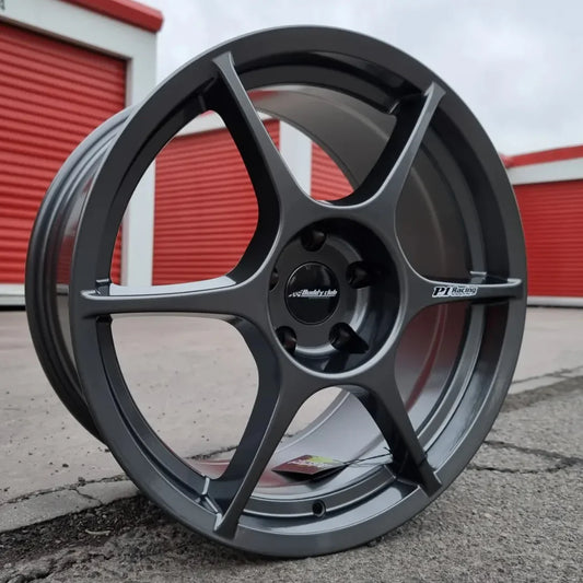 SET DE LLANTAS P1 COLOR Grafito. Aro 18 - 5x114 (A207)