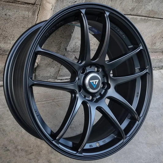 SET DE LLANTAS WORK EMOTION COLOR Negro. Aro 18 - 5x108 (VLF11)