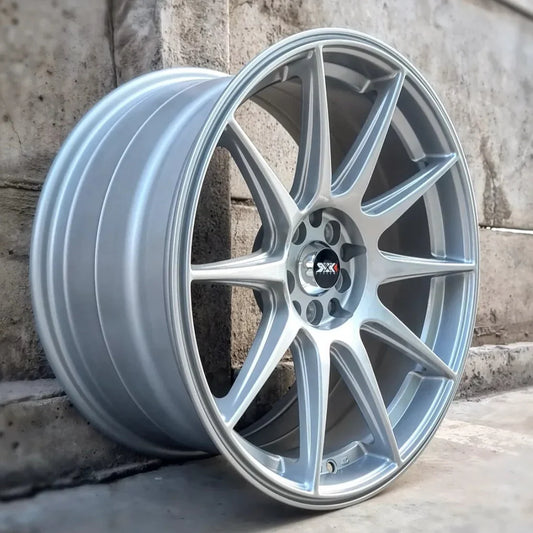 SET DE LLANTAS XXR 527. Aro 18 - 5x100. .Color plateado .(AS271887530101001143731TS).