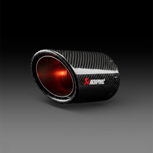 Cola de Escape de Alto Flujo Akrapovic 3”x4”. Fibra de Carbono.