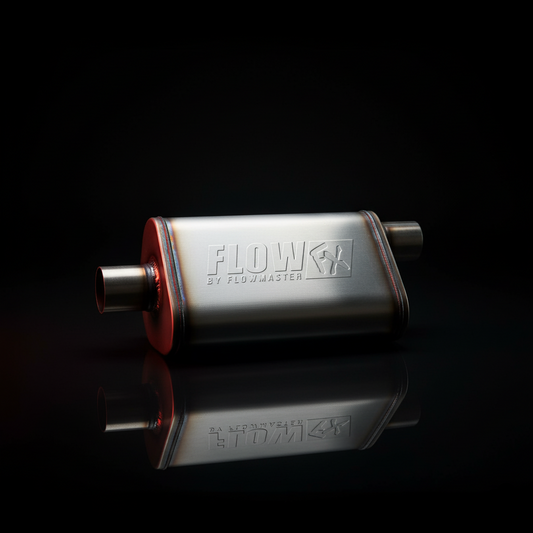 Silenciador de Alto Flujo Flowmaster 2.5”x2.5” – Sonido Racing y Potencia Pura. (71226)