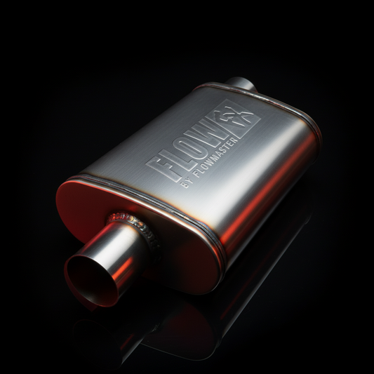 Silenciador de Alto Flujo Flowmaster 2.5”x2.5” – Sonido Racing y Potencia Pura. (71226)