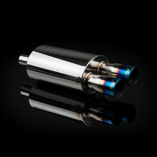 Silenciador de Alto Flujo HKS 2.5”x3” Doble – Potencia y Sonido Japonés. (hks-2,5)