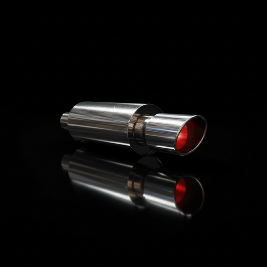 Silenciador de Alto Flujo 2.5”x3x4.5” – Sonido Deportivo y Máximo Rendimiento. (h1406)