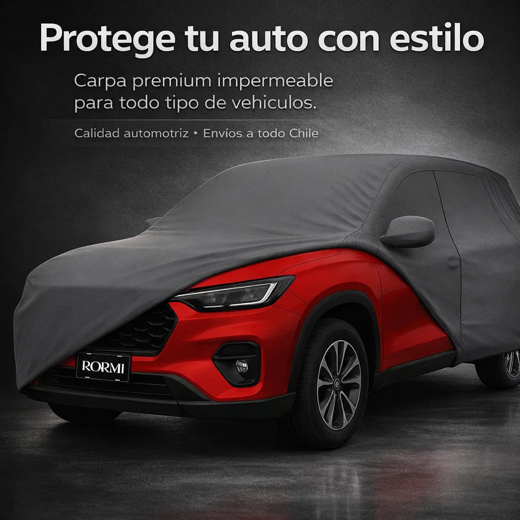 Carpa Protectora Premium para Autos – Impermeable, Interior de Felpa y Protección UV