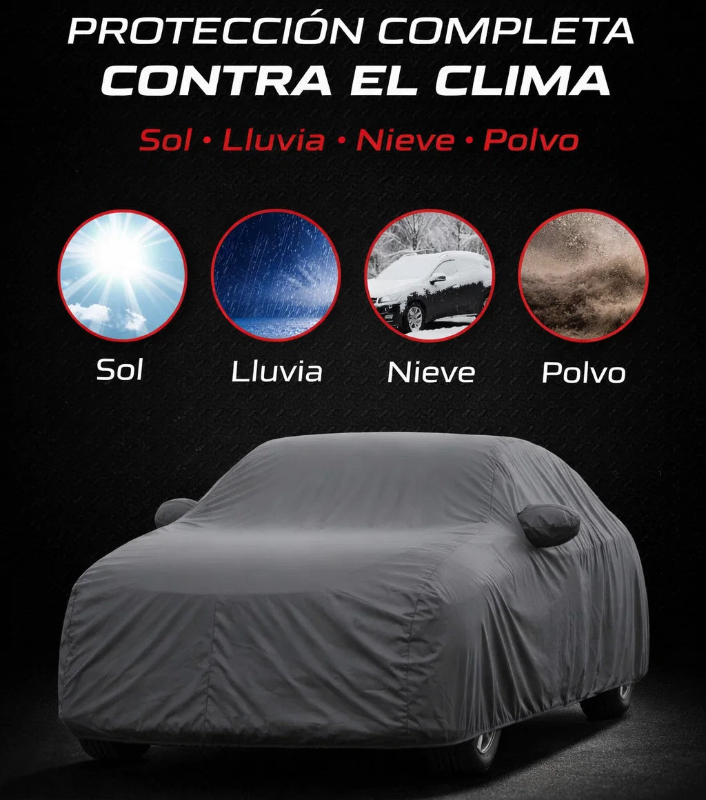 Carpa Protectora Premium para Autos – Impermeable, Interior de Felpa y Protección UV